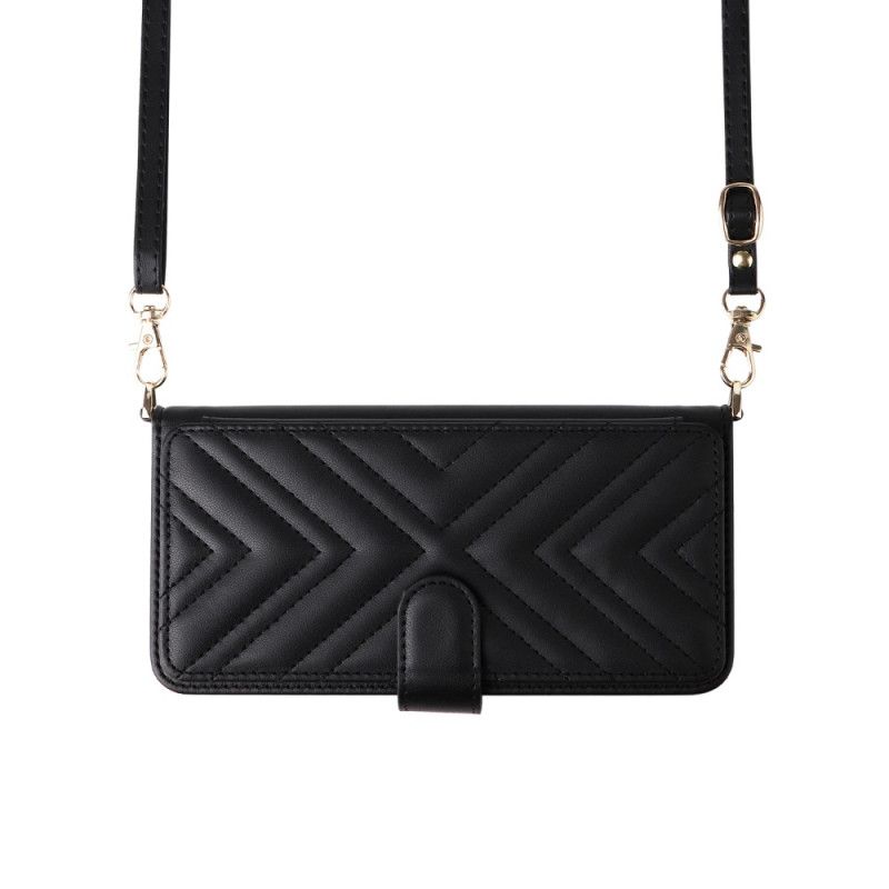 Lærdeksel Folio Deksel Oppo Reno 13f 4g / 5g / 13 Fs 5g Mobildeksel Premium Retro Skulderveske Og Snor