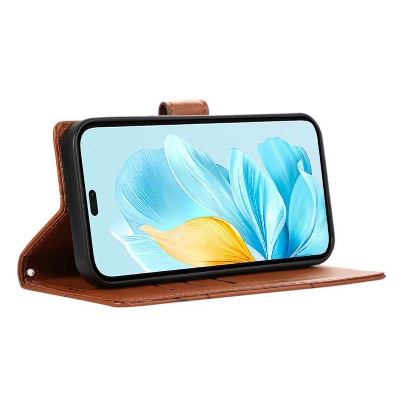 Lærdeksel Folio Deksel Oppo Reno 13f 4g / 5g / 13 Fs 5g Mobildeksel Striper