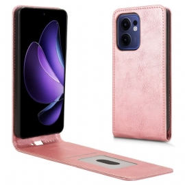 Lærdeksel Folio Deksel Oppo Reno 13f 4g / 5g / 13 Fs 5g Mobildeksel Vertikal Klaffdesign