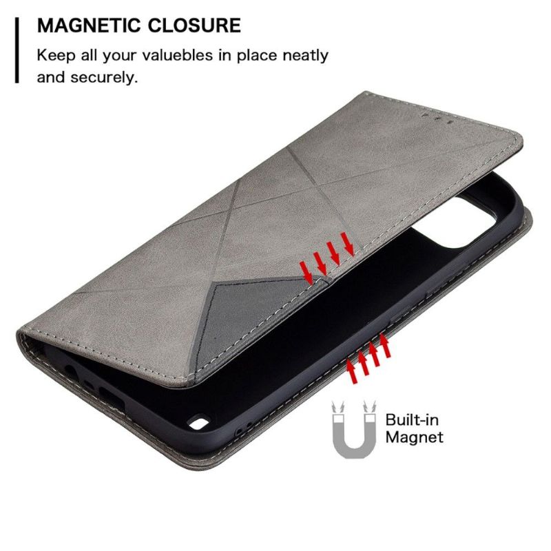 Folio Deksel Til Realme C21 Célinia Style Skinnkortholder