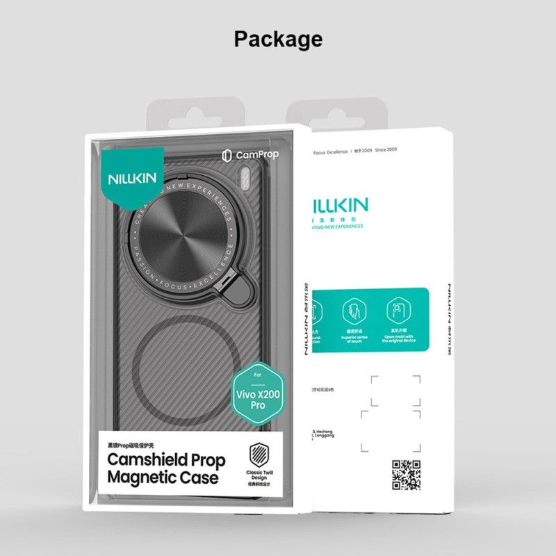 Deksel Vivo X200 Pro Mobildeksel Magsafe Camshield-propp Magnetisk Nillkin