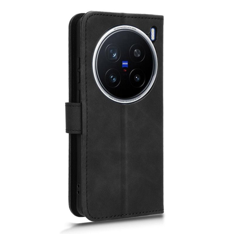 Folio Deksel Vivo X200 Pro Semsket Skinneffekt Beskyttelse Deksel