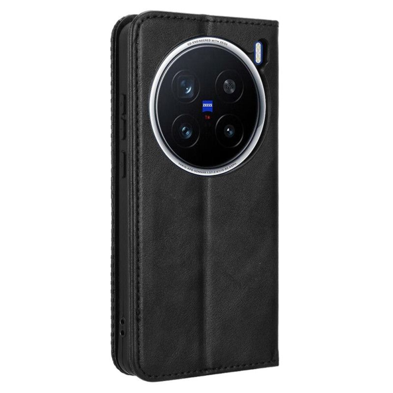 Folio Deksel Vivo X200 Pro Vintage Kant