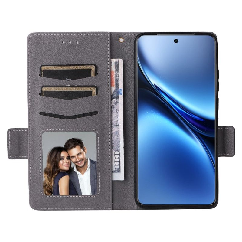 Lærdeksel Folio Deksel Vivo X200 Pro Mobildeksel Stropp I Kunstskinn