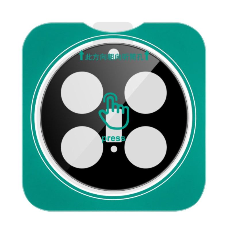 Linsebeskytter I Herdet Glass For Vivo X200 Pro Selvposisjonerende Ramme (svart Versjon)