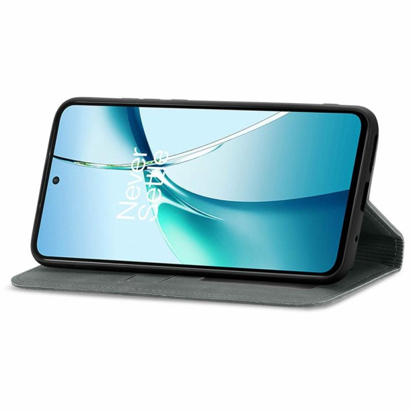 Folio Deksel Lær Poco C85 Mobildeksel Semsket Skinneffekt