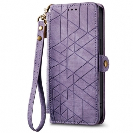 Folio Deksel Poco C85 Geometrisk Lommebok