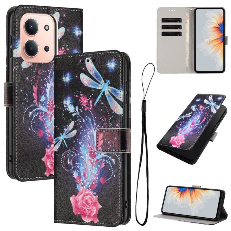 Folio Deksel Poco C85 Øyenstikkere Beskyttelse Deksel