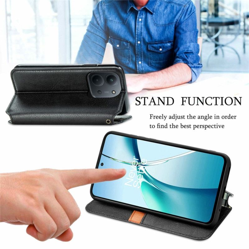 Folio Deksel Poco C85 Semsket Skinneffekt