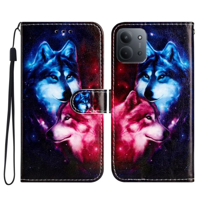 Folio Deksel Poco C85 To Ulver Beskyttelse Deksel