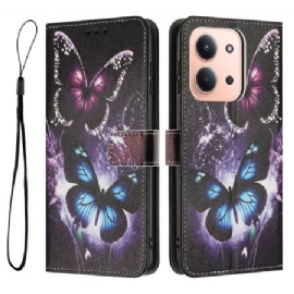 Folio Deksel Til Poco C85 To Sommerfugler