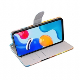 Folio Deksel Til Xiaomi Redmi Note 11 / Note 11S Briller Kat
