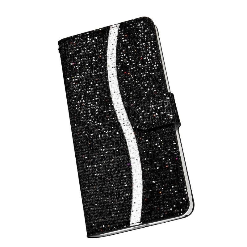 Folio Deksel Til Xiaomi Redmi Note 11 / Note 11S Glitterkortholder