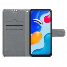 Folio Deksel Til Xiaomi Redmi Note 11 / Note 11S Vanndråper