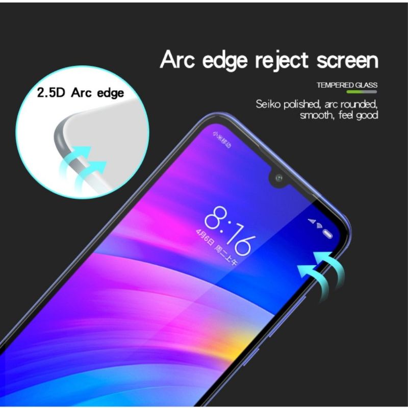 Xiaomi Redmi 7 - Skjermbeskytter I Herdet Glass I Full Størrelse - Svart