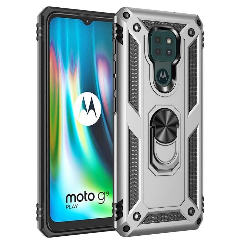 Deksel Til Motorola Moto G9 Play Hybridstøttefunksjon