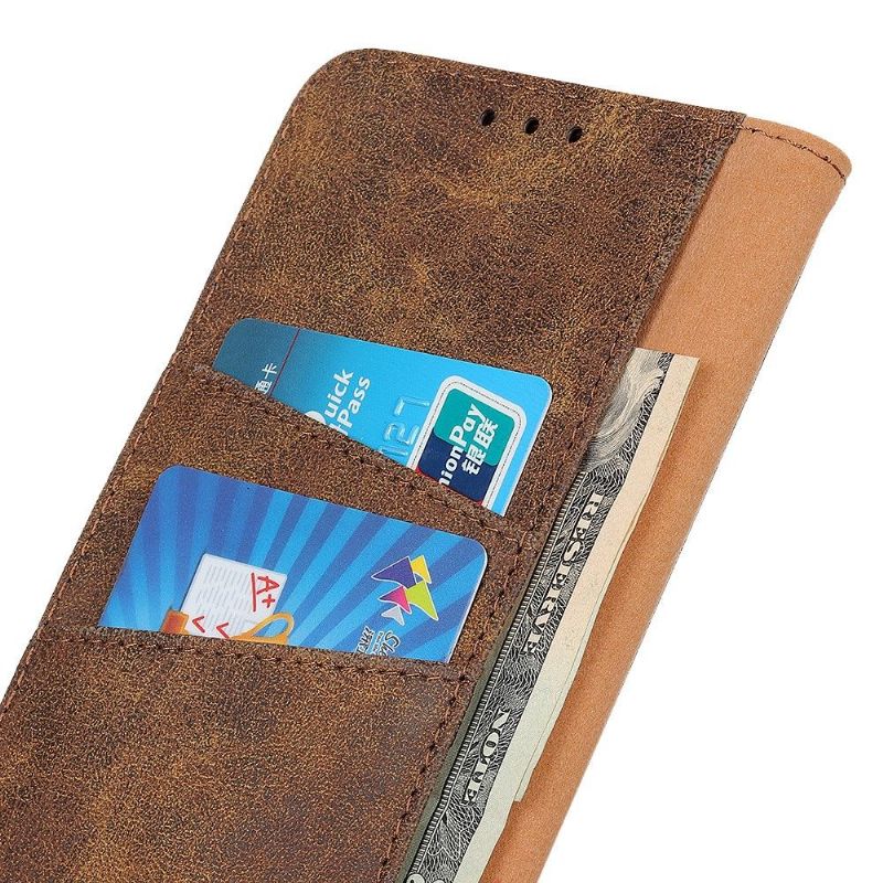Etui Til Samsung Galaxy S21 Ultra 5G Anti-fall Edouard Faux Leather Vintage