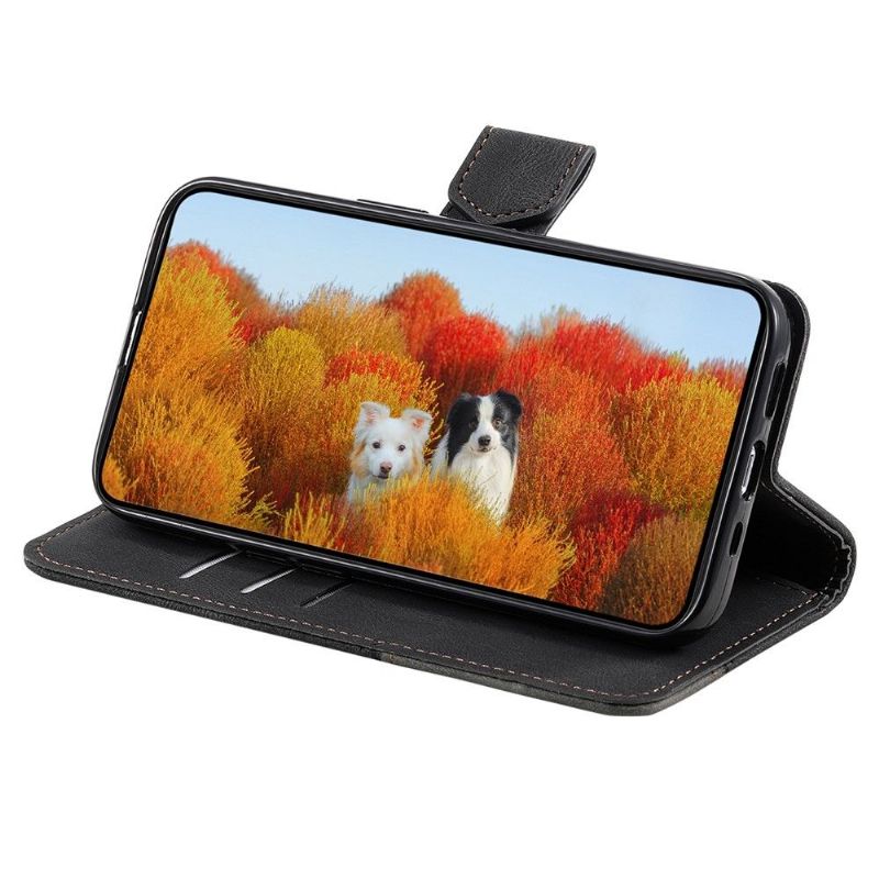 Folio Deksel Til Samsung Galaxy S21 Ultra 5G Retro Følelse 004