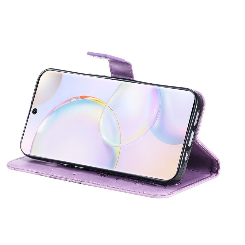 Folio Deksel Til Huawei Nova 9 / Honor 50 Støttefunksjon Sommerfugler