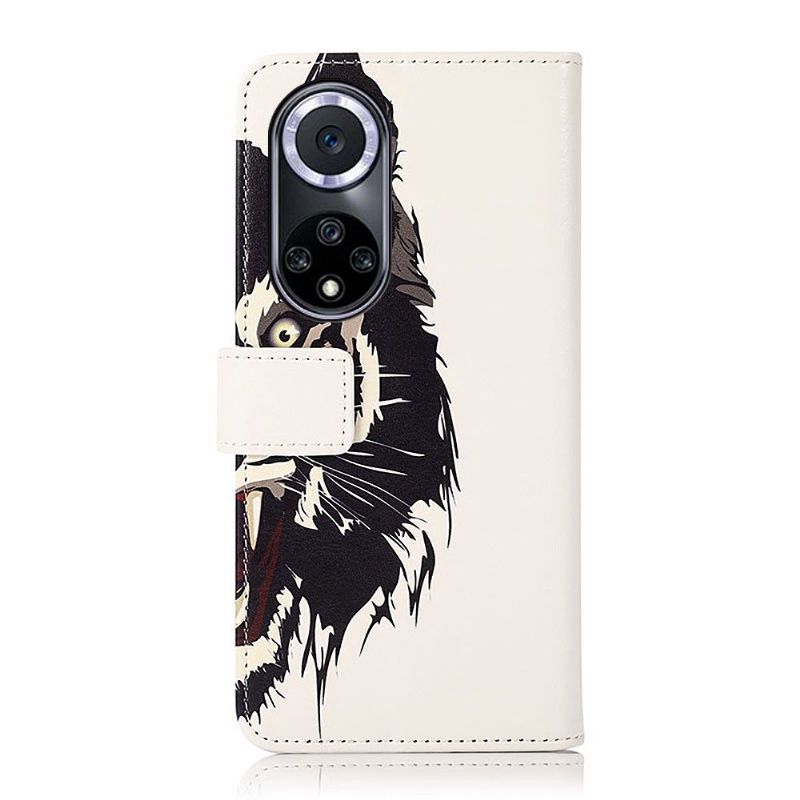 Lærdeksel Til Huawei Nova 9 / Honor 50 Heftig Tiger