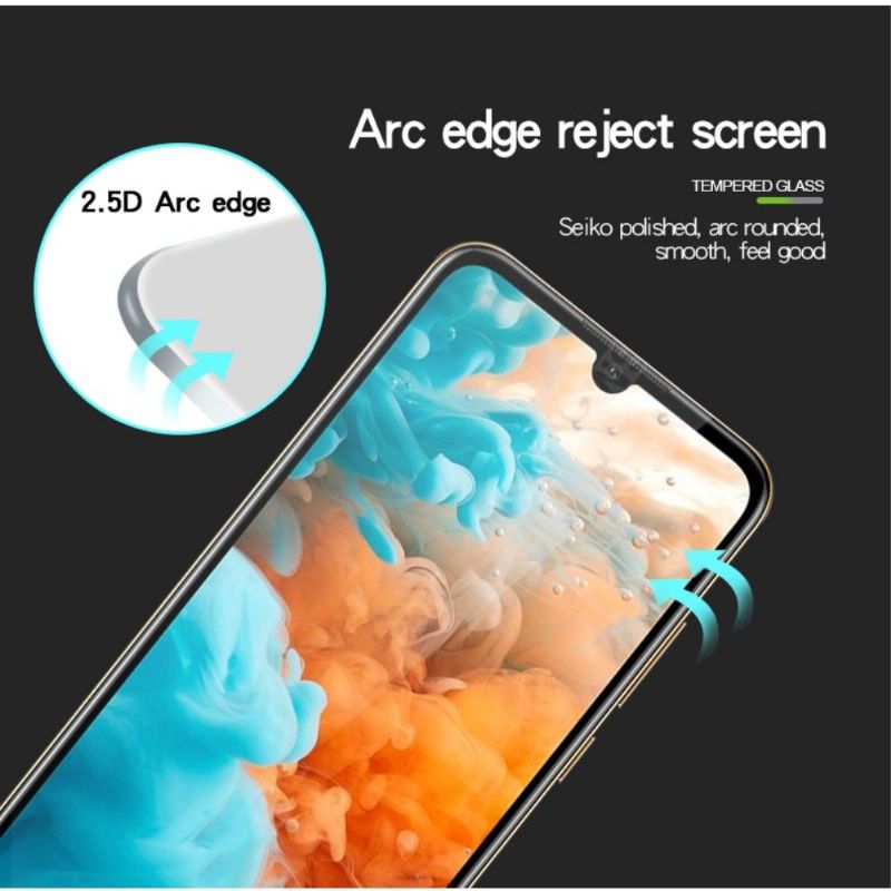 Huawei Y6 2019 - Skjermbeskytter I Herdet Glass I Full Størrelse - Svart
