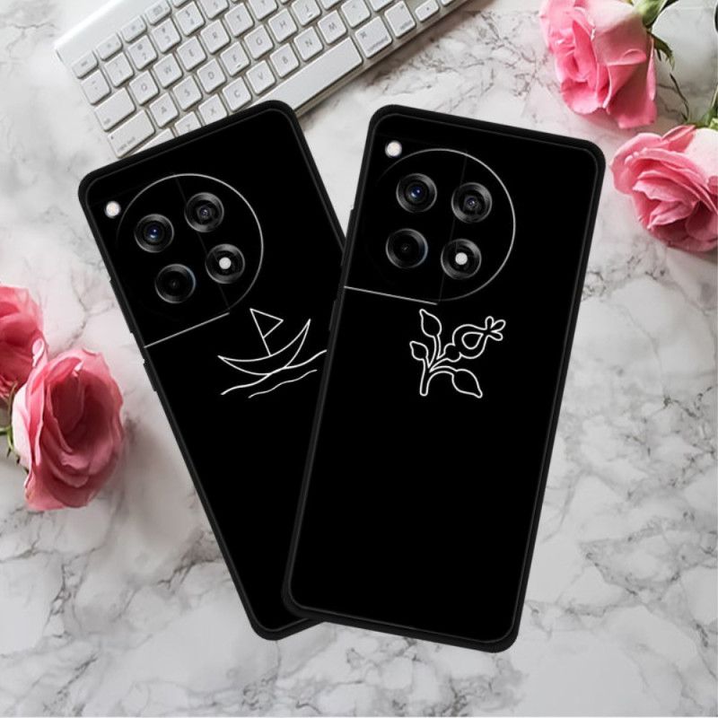 Deksel Til Oneplus 12r Solsikkemønster