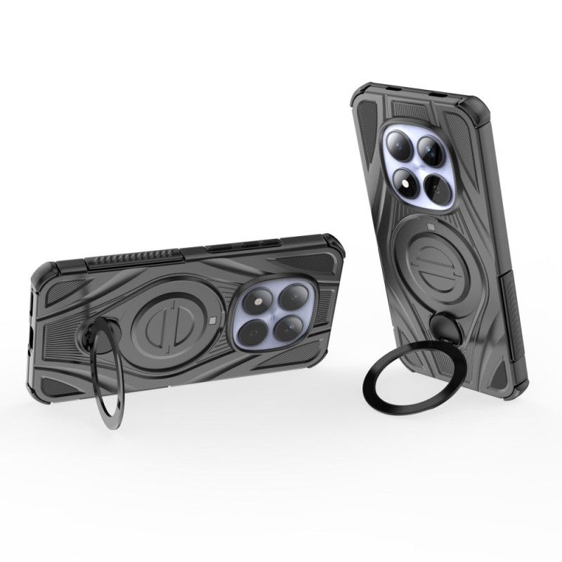 Deksel Til Xiaomi Redmi Note 15 Pro 5g Magnetisk Med Roterende Stativ