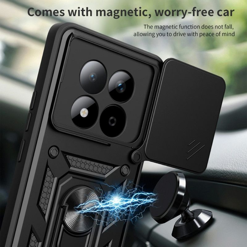 Deksel Til Xiaomi Redmi Note 15 Pro 5g Skyvedeksel Og Stativ Til Kamera