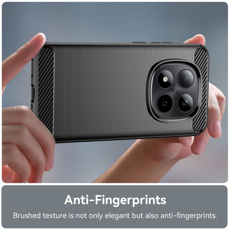 Deksel Xiaomi Redmi Note 15 Pro 5g Børstet Karbonfiber Beskyttelse Deksel