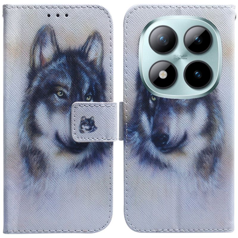 Folio Deksel Til Xiaomi Redmi Note 15 Pro 5g Akvarellulv