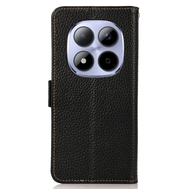 Folio Deksel Til Xiaomi Redmi Note 15 Pro 5g Ekte Khazneh Skinn