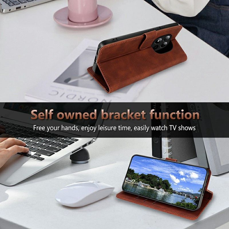 Folio Deksel Xiaomi Redmi Note 15 Pro 5g Azns Semsket Skinn Effekt Beskyttelse Deksel