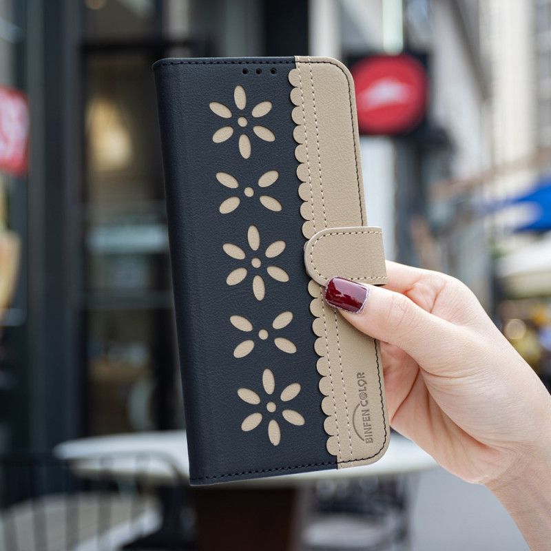 Folio Deksel Xiaomi Redmi Note 15 Pro 5g Blomstermønster Binfen Color