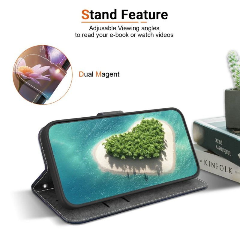 Folio Deksel Xiaomi Redmi Note 15 Pro 5g Blomstersommerfugl