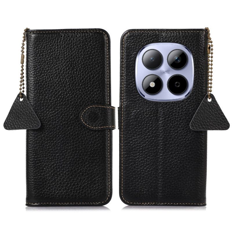 Folio Deksel Xiaomi Redmi Note 15 Pro 5g Ekte Lær Beskyttelse Deksel