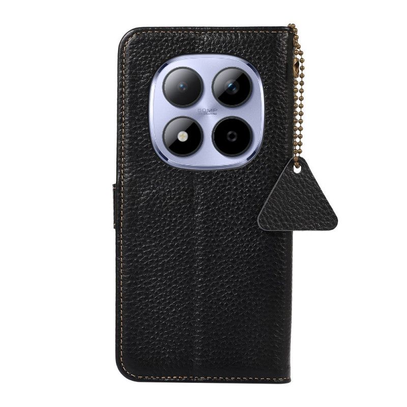 Folio Deksel Xiaomi Redmi Note 15 Pro 5g Ekte Lær Beskyttelse Deksel