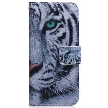 Folio Deksel Xiaomi Redmi Note 15 Pro 5g Hvit Tiger