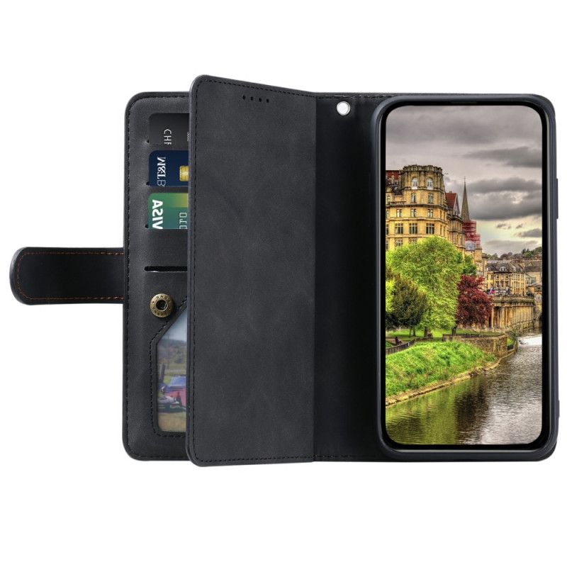 Folio Deksel Xiaomi Redmi Note 15 Pro 5g Lommebok Med 9 Kortspor Beskyttelse Deksel