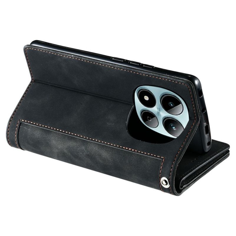 Folio Deksel Xiaomi Redmi Note 15 Pro 5g Lommebok Med 9 Kortspor Beskyttelse Deksel