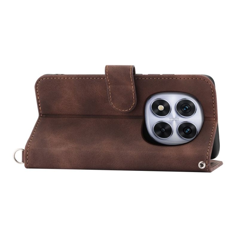 Folio Deksel Xiaomi Redmi Note 15 Pro 5g Mandala Semsket Skinneffekt Med Skulderstropp Beskyttelse Deksel