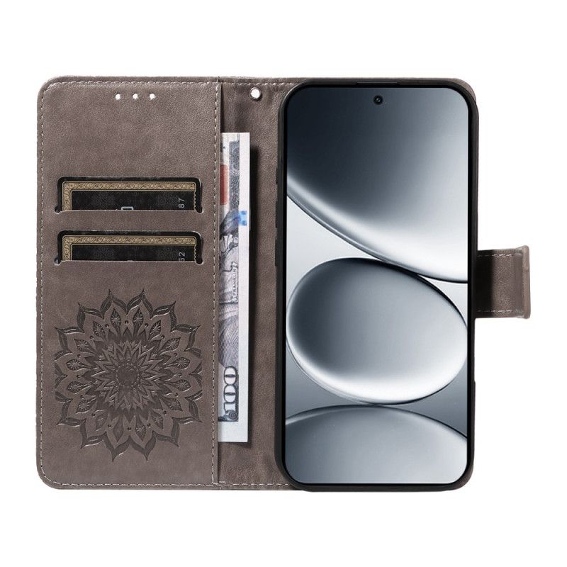 Folio Deksel Xiaomi Redmi Note 15 Pro 5g Solsikkemønster Beskyttelse Deksel