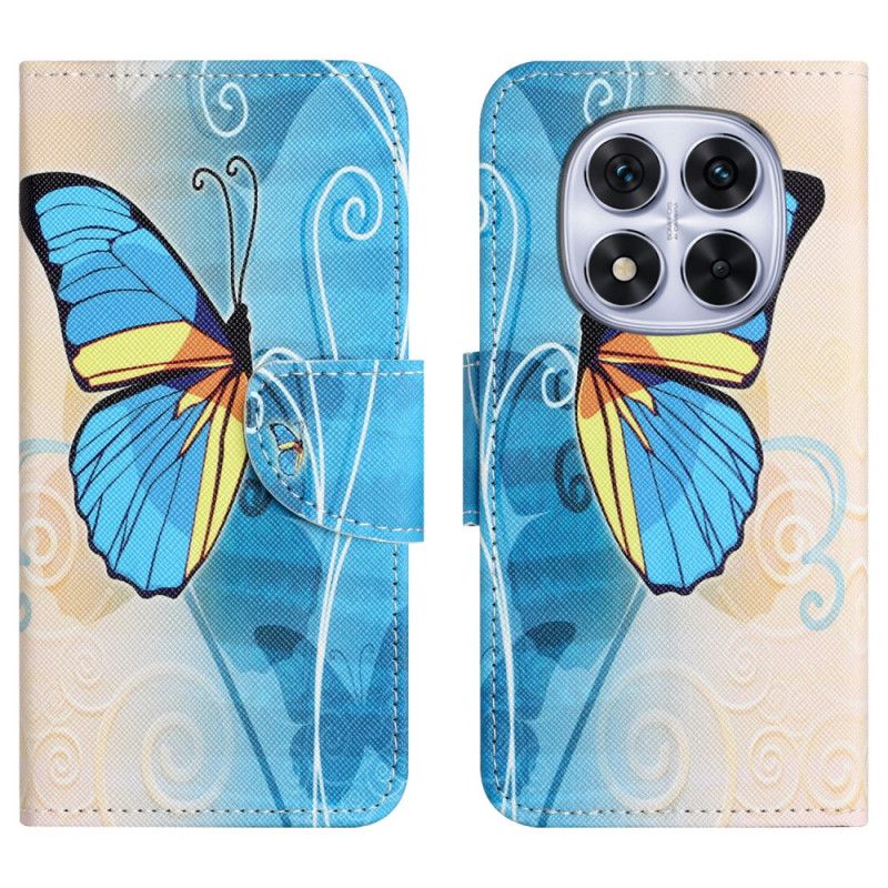 Folio Deksel Xiaomi Redmi Note 15 Pro 5g Sommerfugl Beskyttelse Deksel
