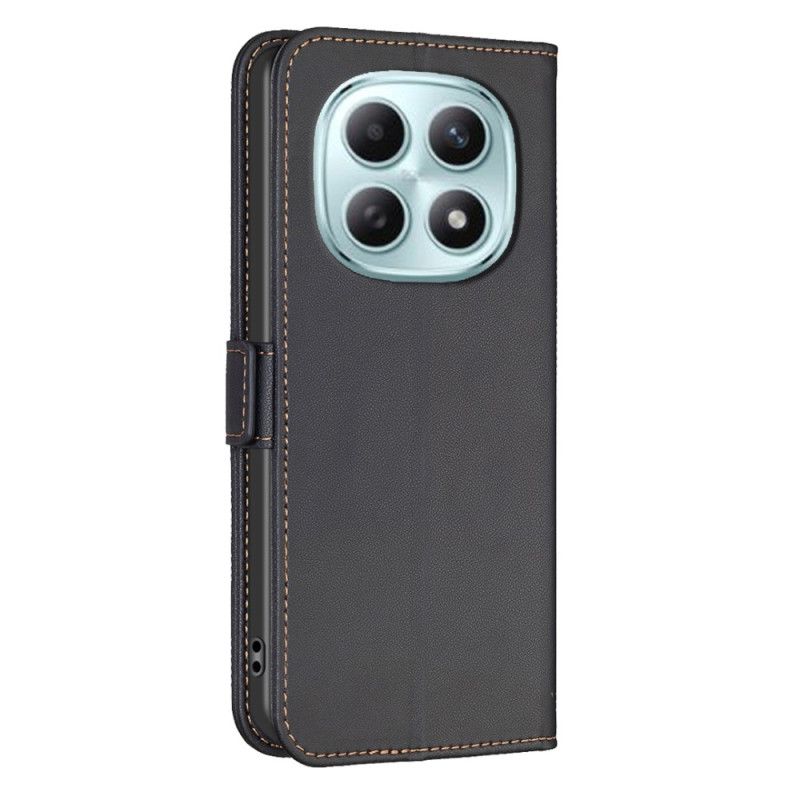 Lærdeksel Folio Deksel Xiaomi Redmi Note 15 Pro 5g Lommebok I Binfen-farge