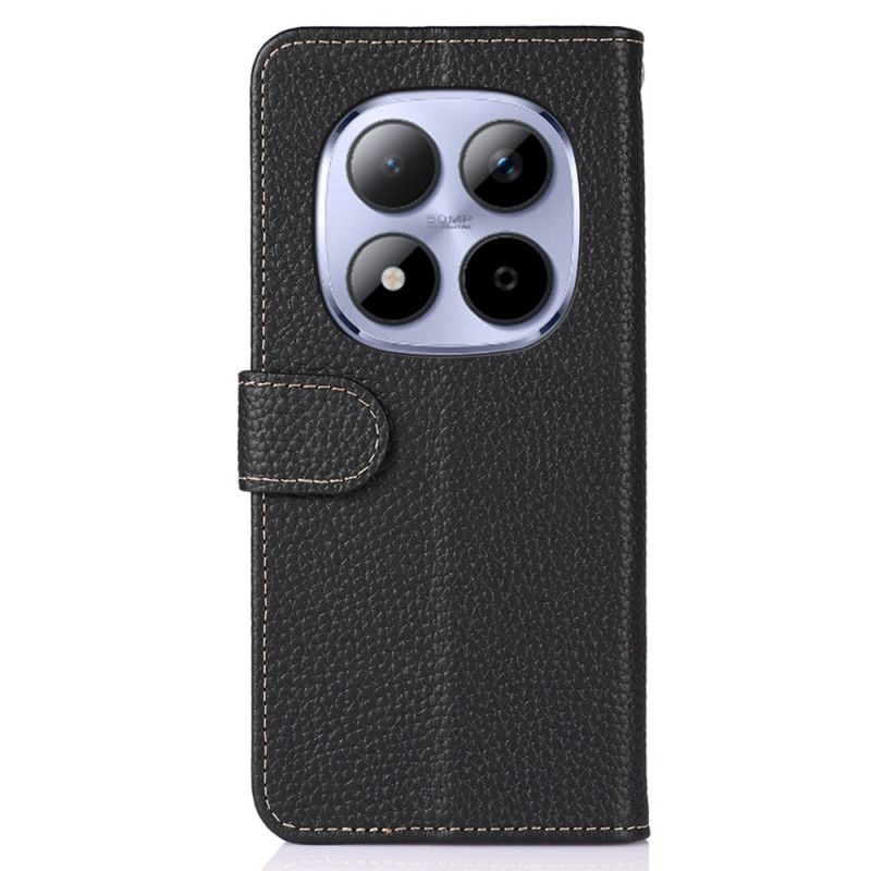 Lærdeksel Folio Deksel Xiaomi Redmi Note 15 Pro 5g Mobildeksel Khazneh Skinn