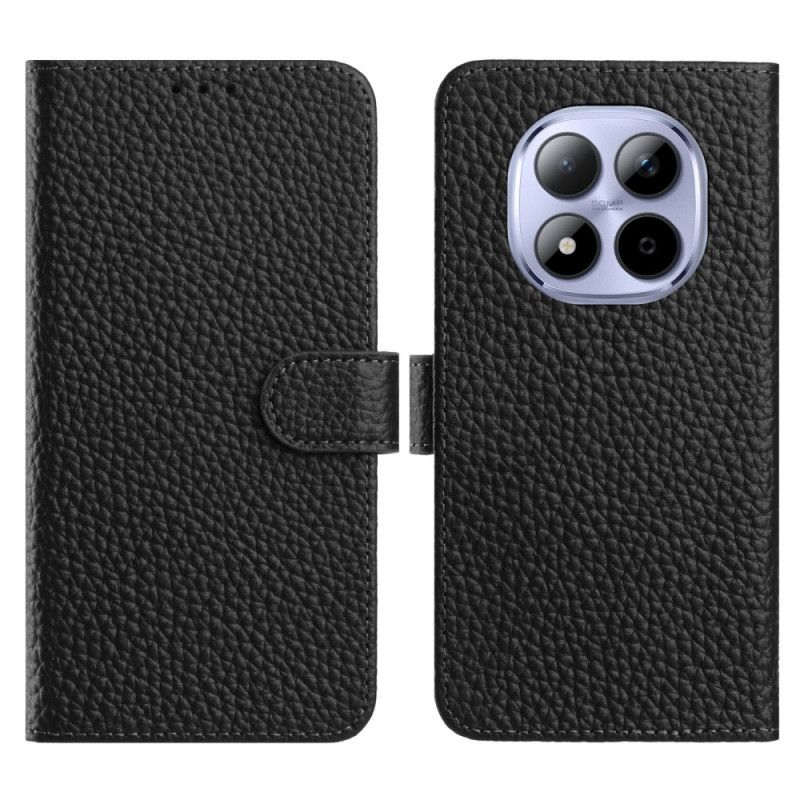 Lærdeksel Folio Deksel Xiaomi Redmi Note 15 Pro 5g Teksturert Skinn