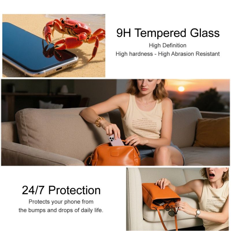 Skjermbeskytter I Herdet Glass For Xiaomi Redmi Note 15 Pro 5g (kompatibel Med Fingeravtrykkslåsing)