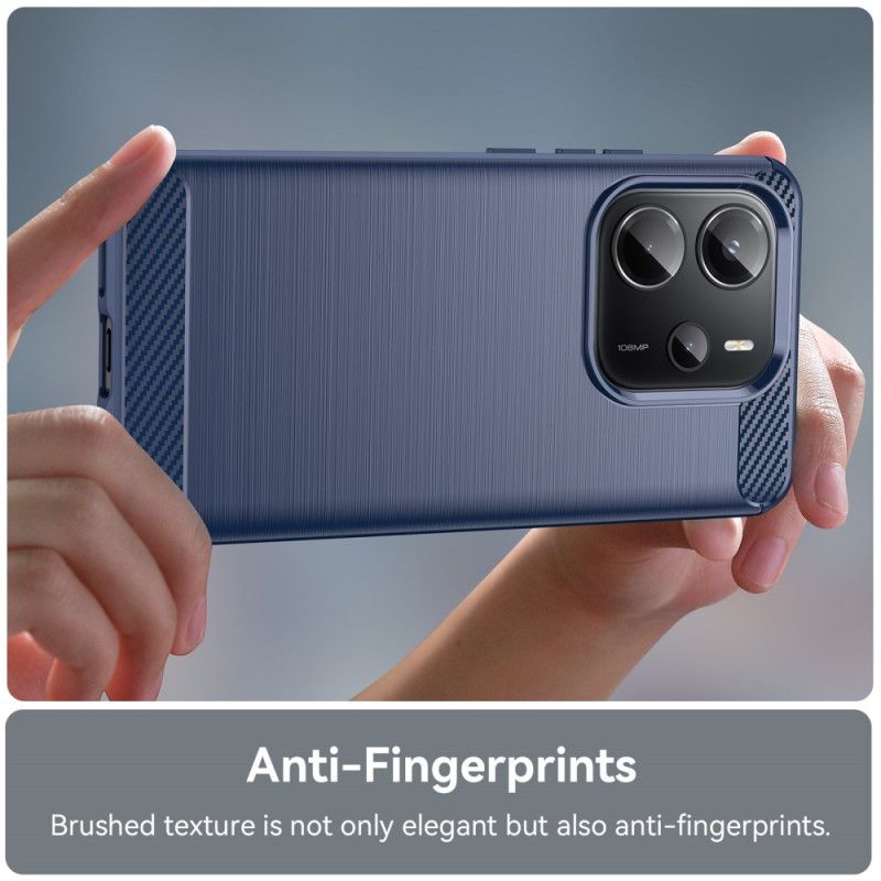 Deksel Xiaomi Redmi Note 14 4g Børstet Karbonfiber