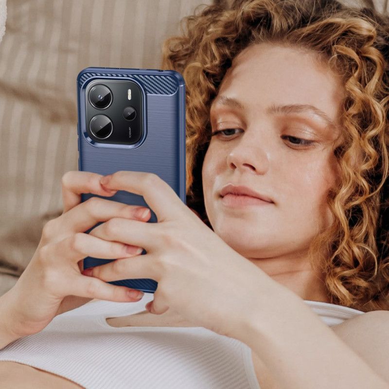 Deksel Xiaomi Redmi Note 14 4g Børstet Karbonfiber