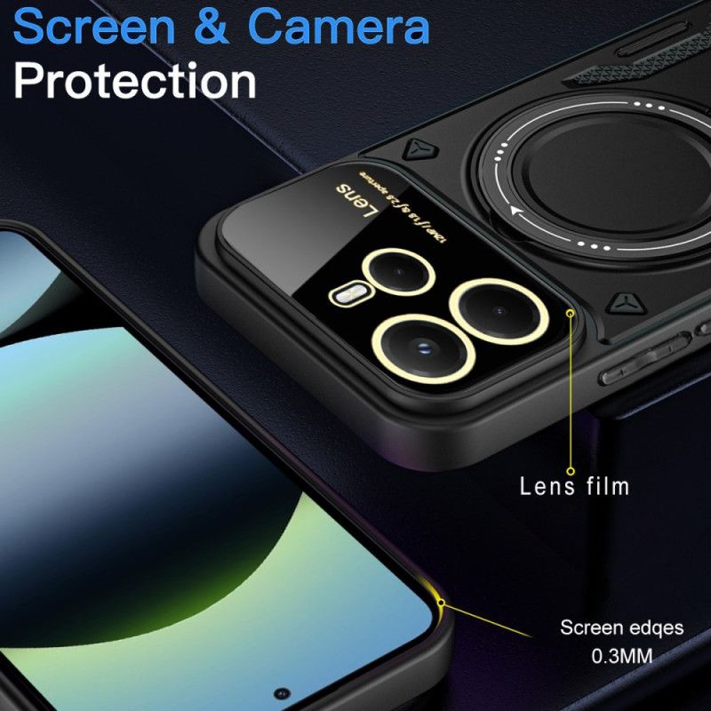 Deksel Xiaomi Redmi Note 14 4g Magnetisk Roterende Stativ