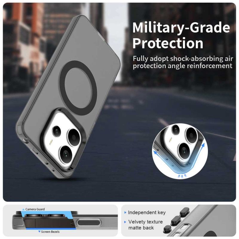 Deksel Xiaomi Redmi Note 14 4g Magsafe-kompatibel Tonet Beskyttelse Deksel